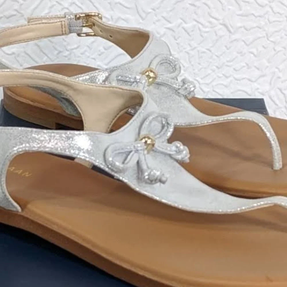 Cole Haan silver shimmer